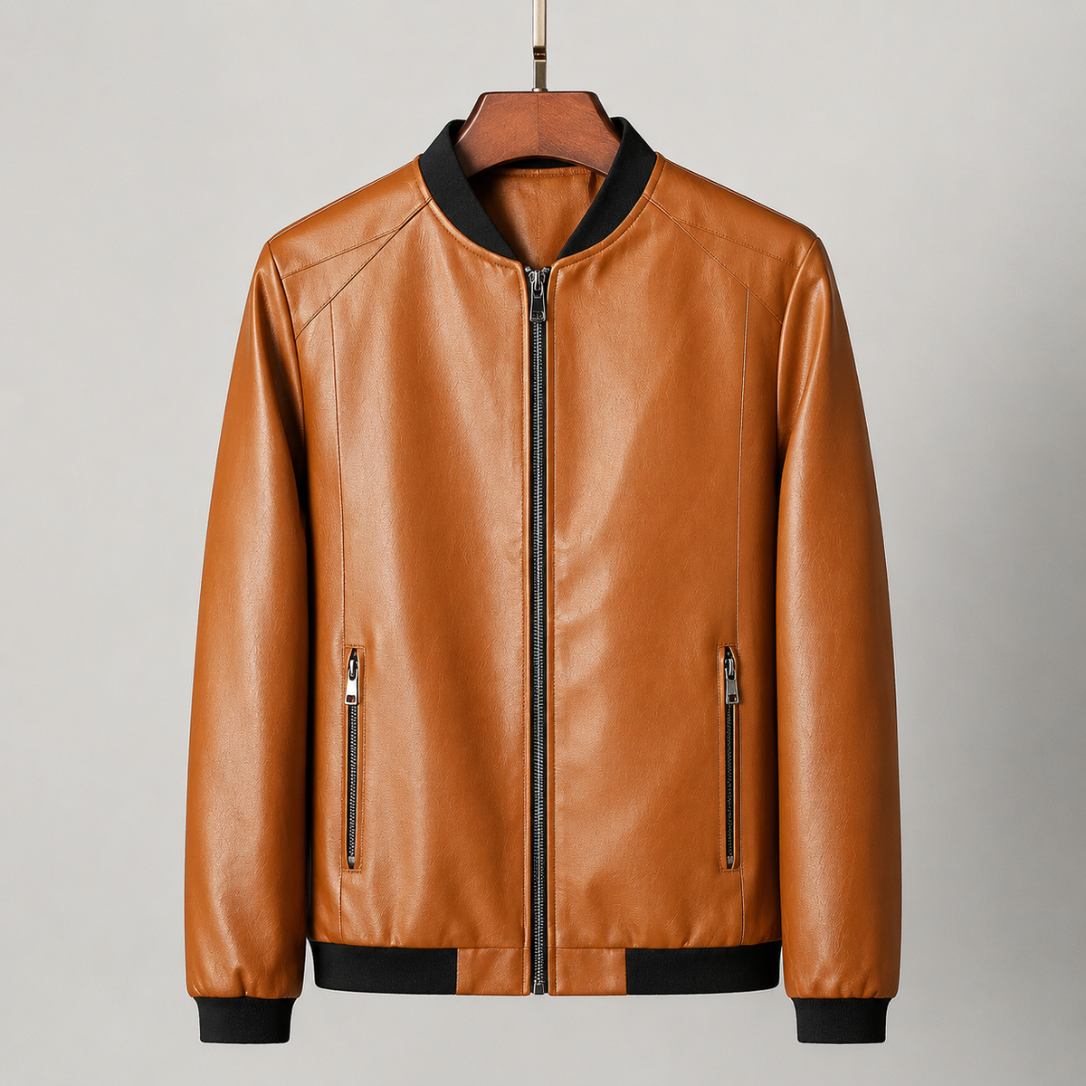 Beeckhoven™ | Klassiek Cognac Bomberjack