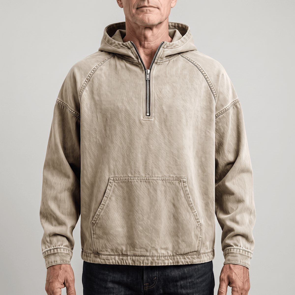 Beeckhoven™ | Vintage Heren Shirt Met Capuchon