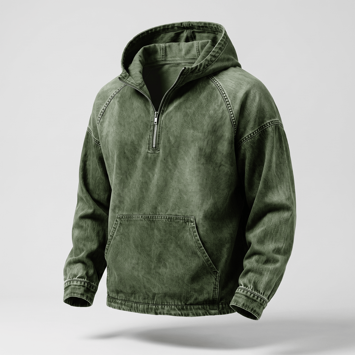 Beeckhoven™ | Vintage Heren Shirt Met Capuchon