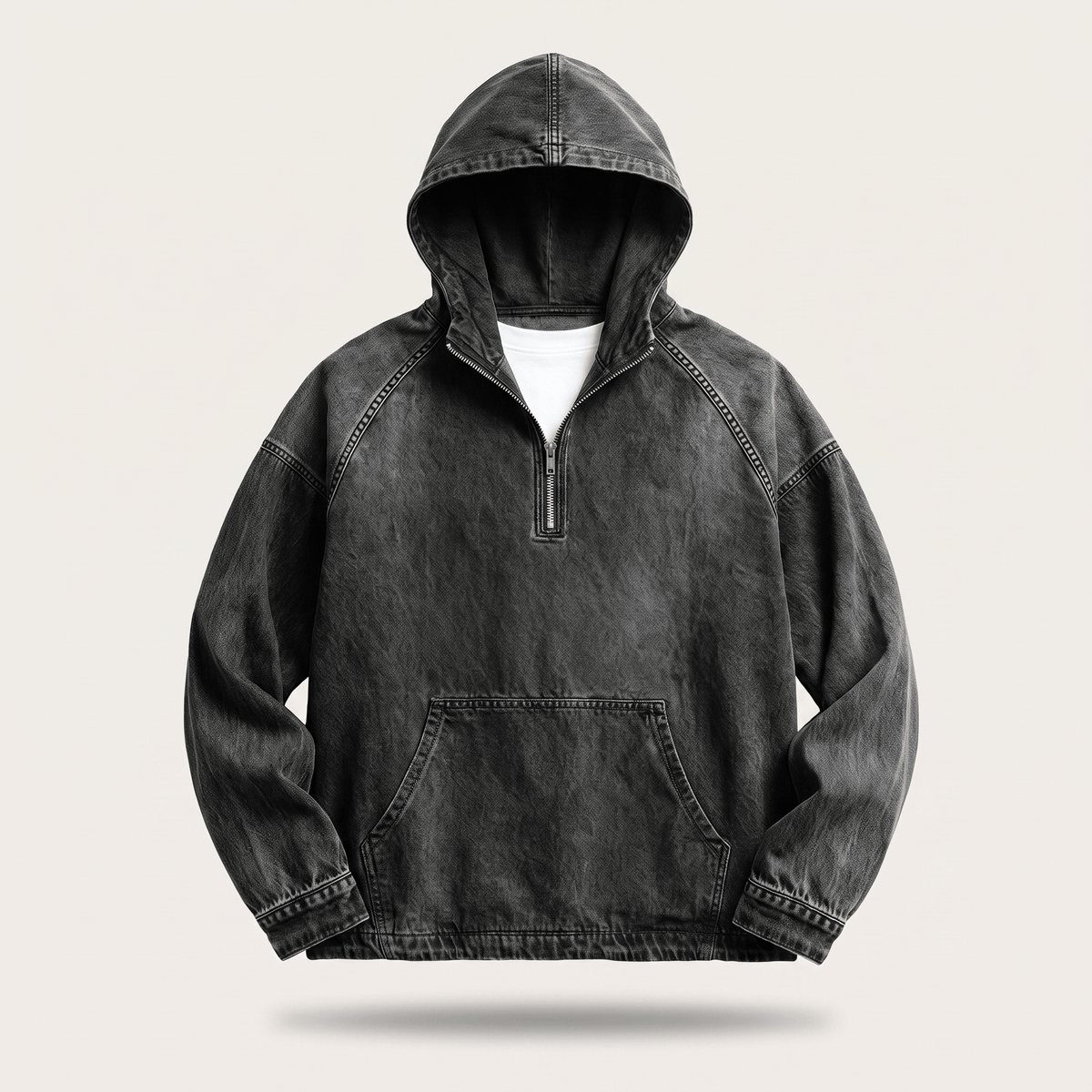 Beeckhoven™ | Vintage Heren Shirt Met Capuchon