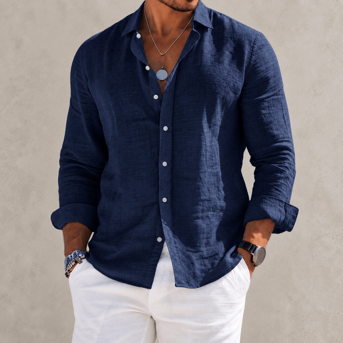 Beeckhoven™ | Casual Overhemd Met Lange Mouwen