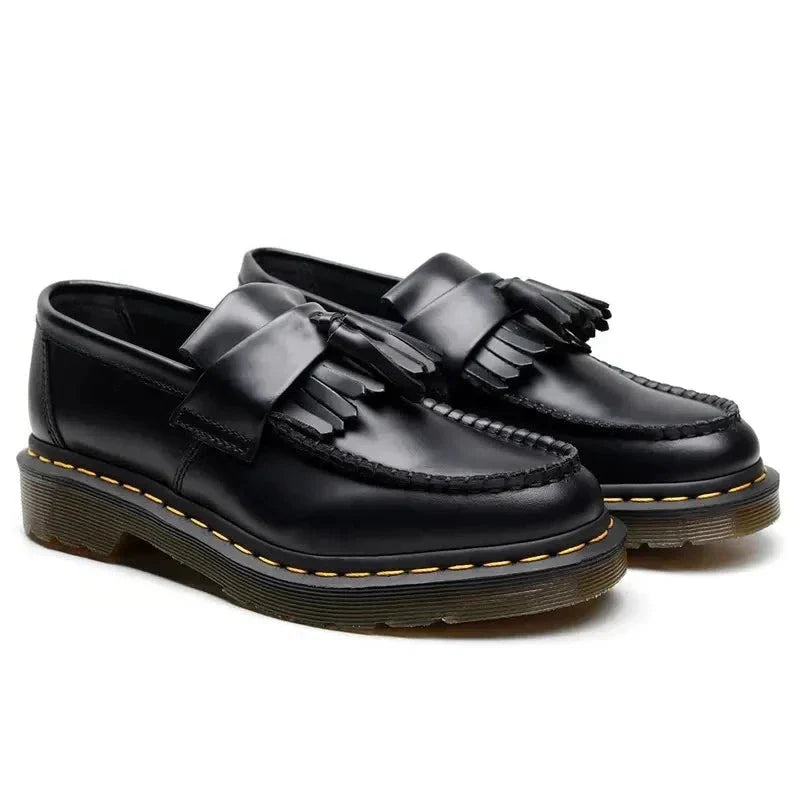Old Money Leren Loafers