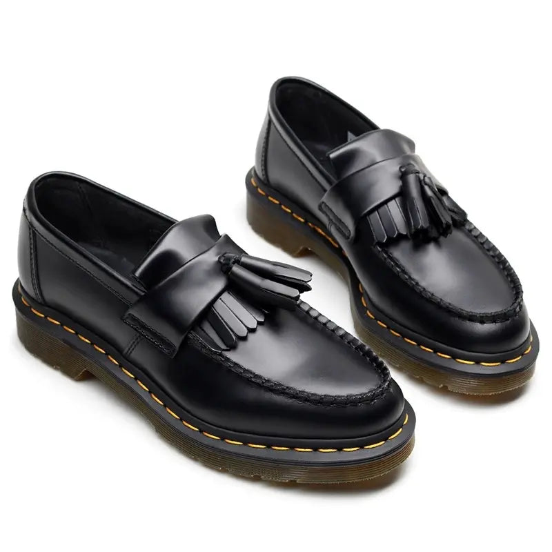 Old Money Leren Loafers