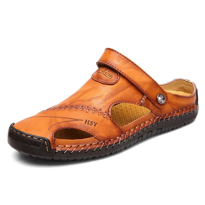 Beeckhoven™ | Klassieke Lederen Heren Sandalen