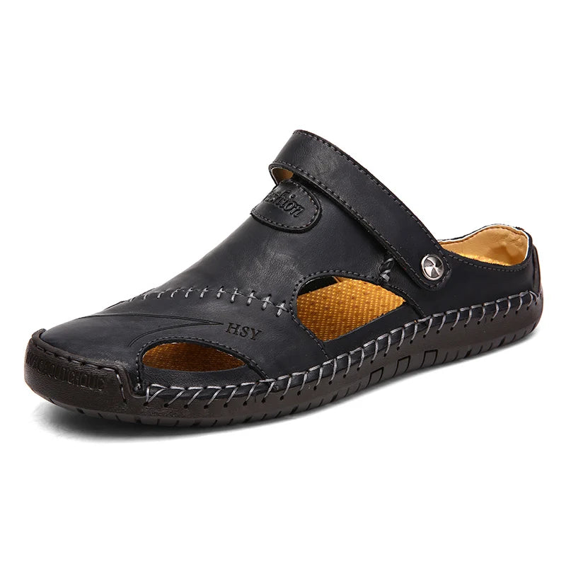 Beeckhoven™ | Klassieke Lederen Heren Sandalen