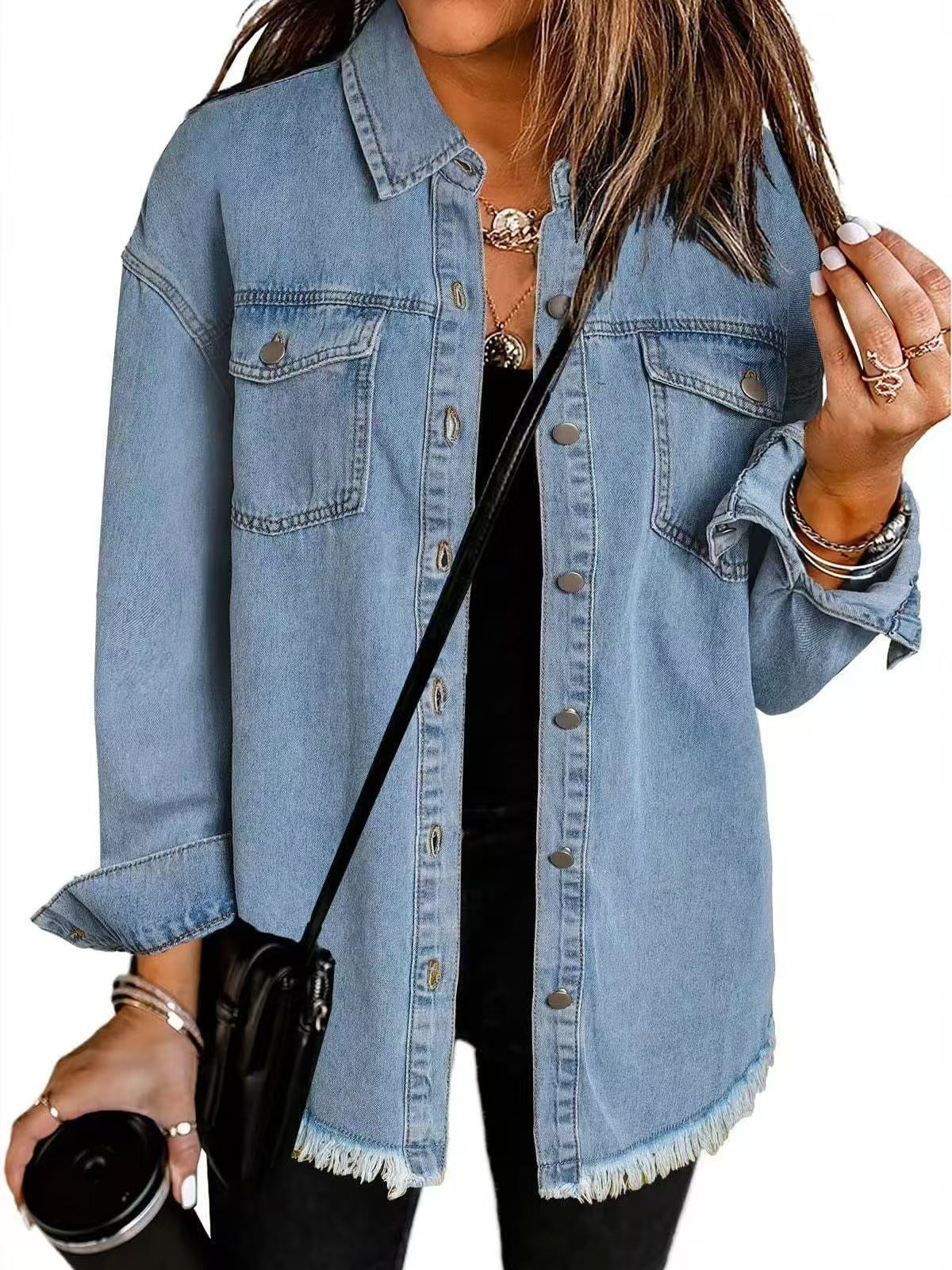 Beeckhoven™ | Stijlvolle Denim Jas Voor Dames