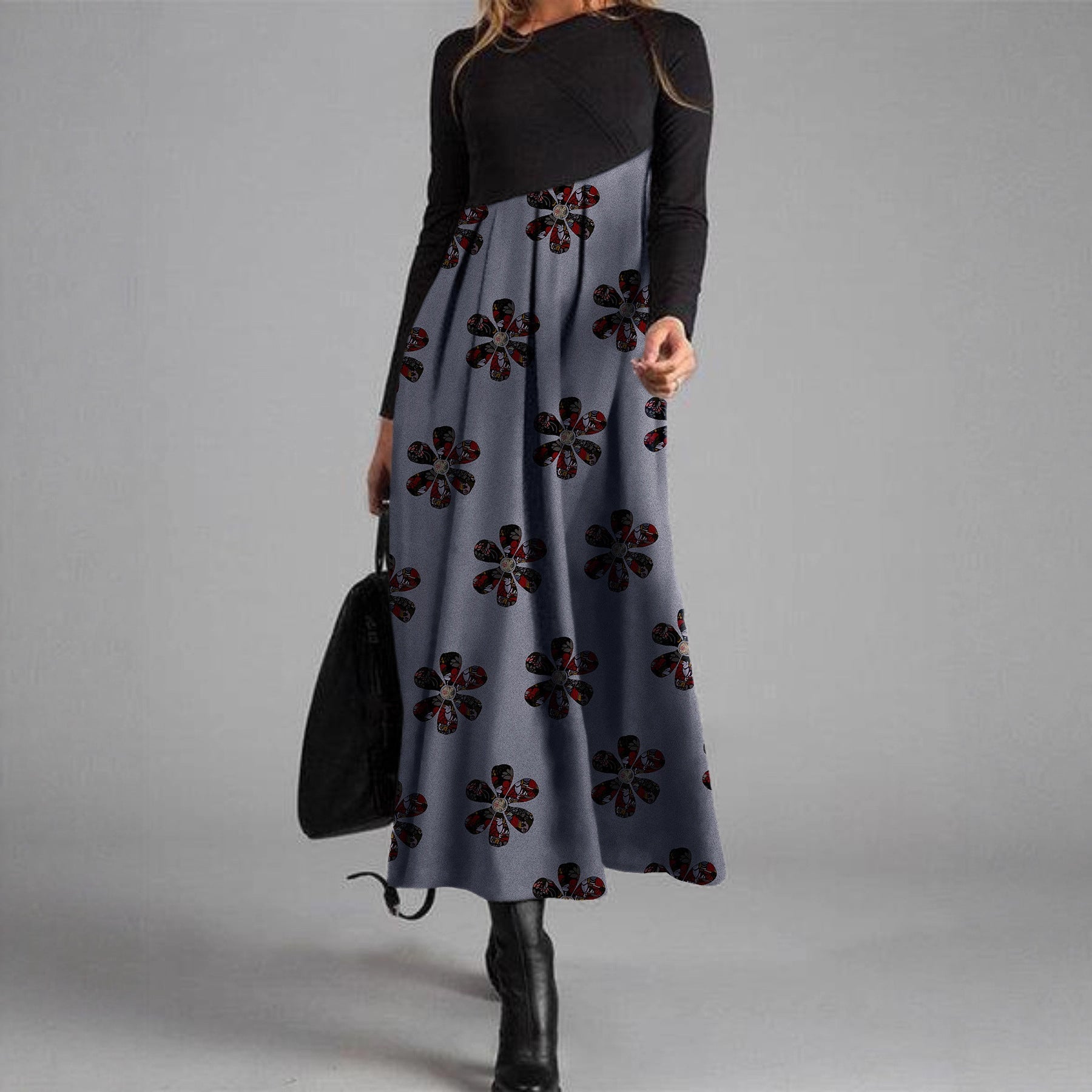 Carla™ | Bloemenprint T-Shirt Maxijurk