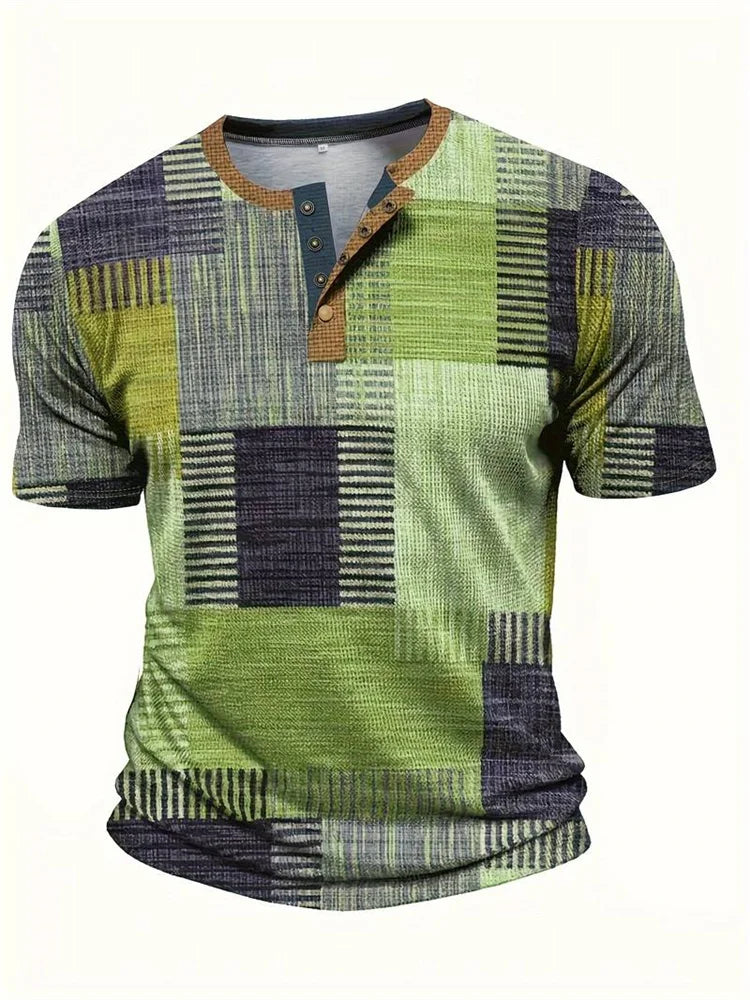 Beeckhoven ™ | Kleurrijk Heren Shirt Met Korte Mouwen