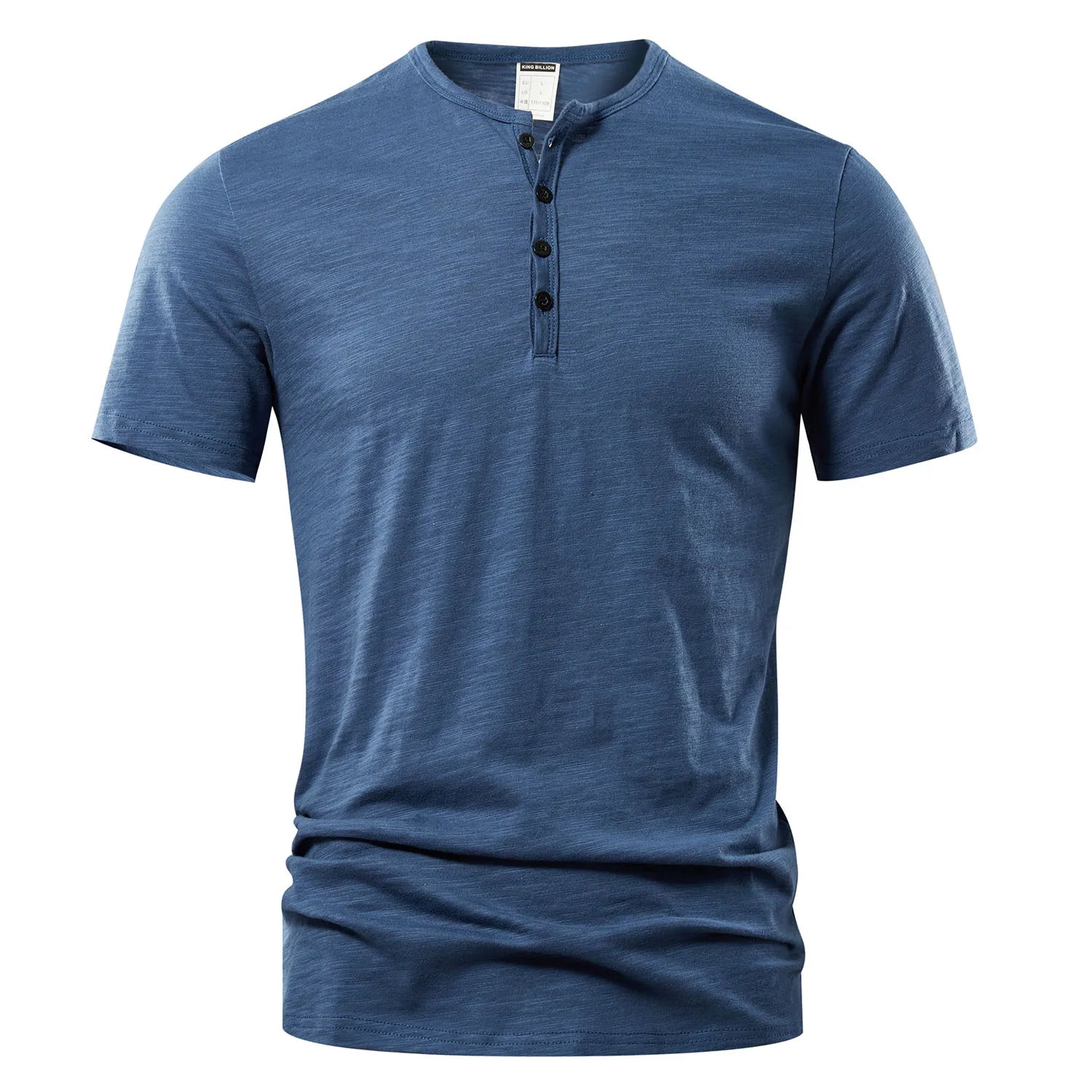 Beeckhoven™ | Stijlvol Mannen T-Shirt Met Knoopsluiting