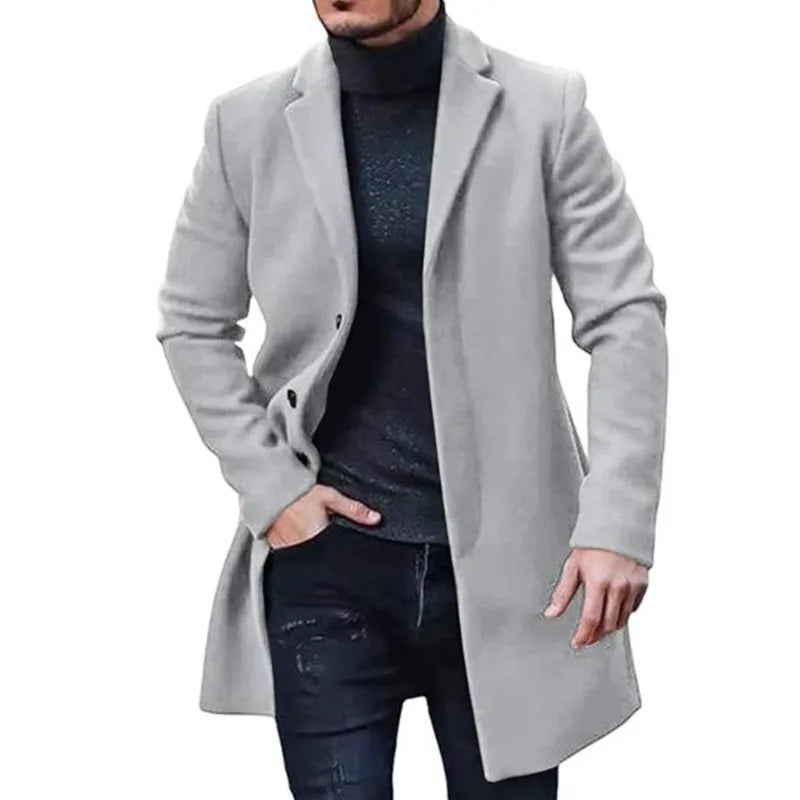 Beeckhoven™ | Casual Wollen Herenjas