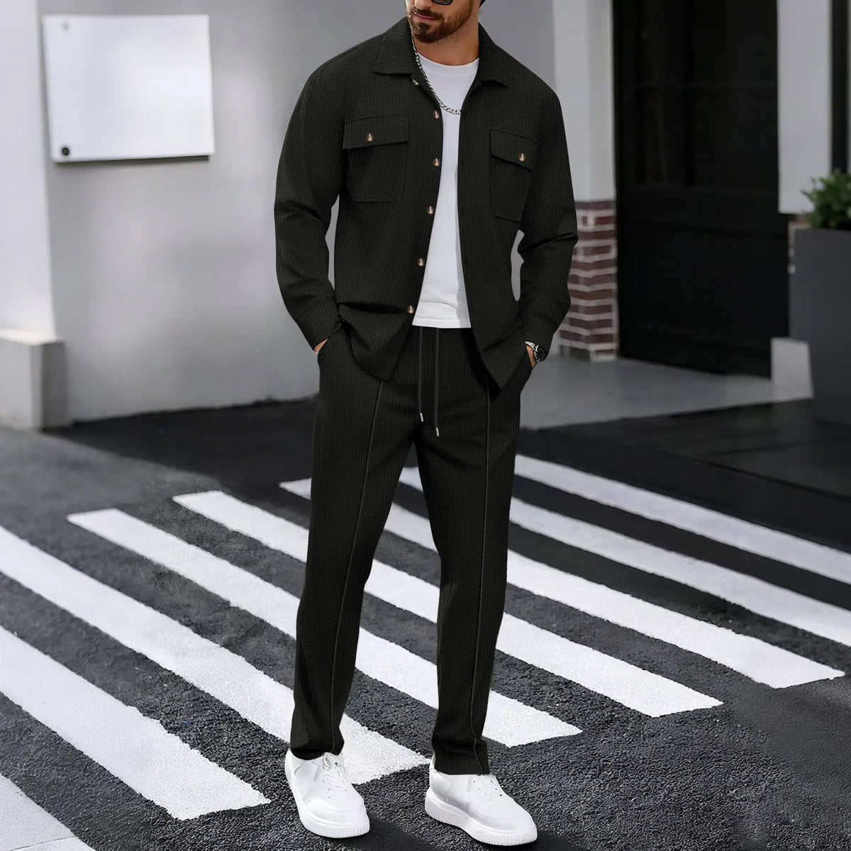 Beeckhoven™ | Casual Heren Set – Snel Aangetrokken, Altijd Verzorgd