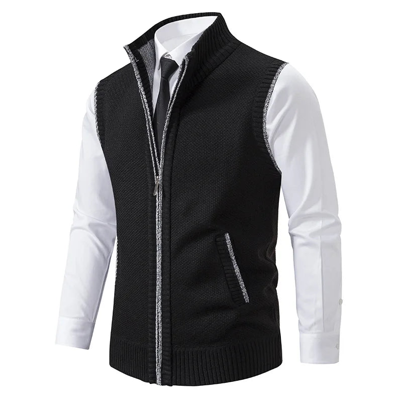 Beeckhoven™ | Heren Gebreid Vest – Warme Herfststijl zonder Mouwen