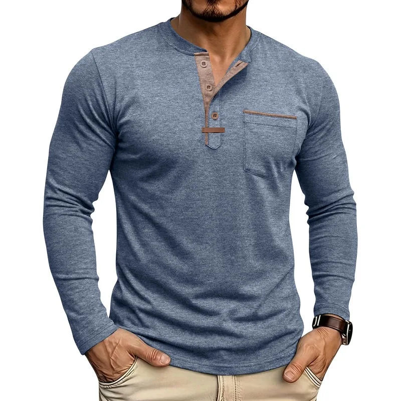 Beeckhoven™ | Stijlvol Heren Shirt Met Lange Mouwen