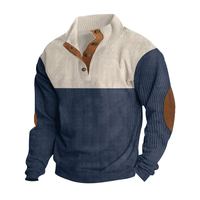 Beeckhoven™ | Klassieke Heren Trui Met Knoopdesign
