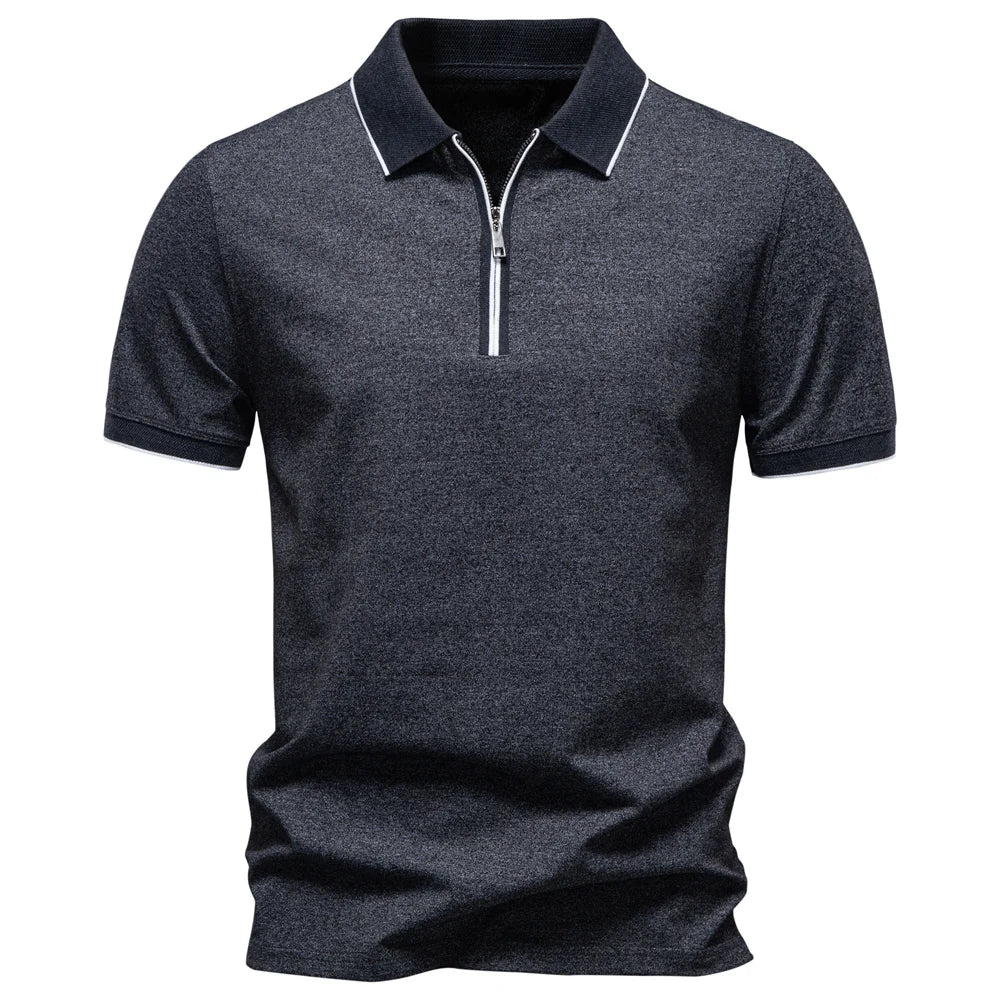 Beeckhoven™ | Stijlvolle Mannen Polo Met Rits