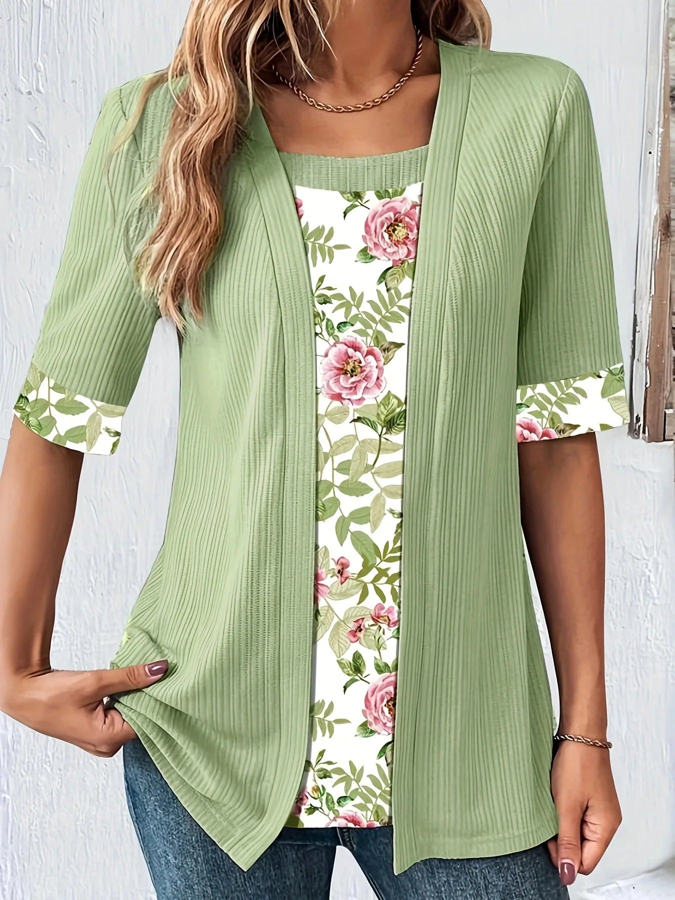 Beeckhoven ™ | Elegante Tweedelige Damesblouse