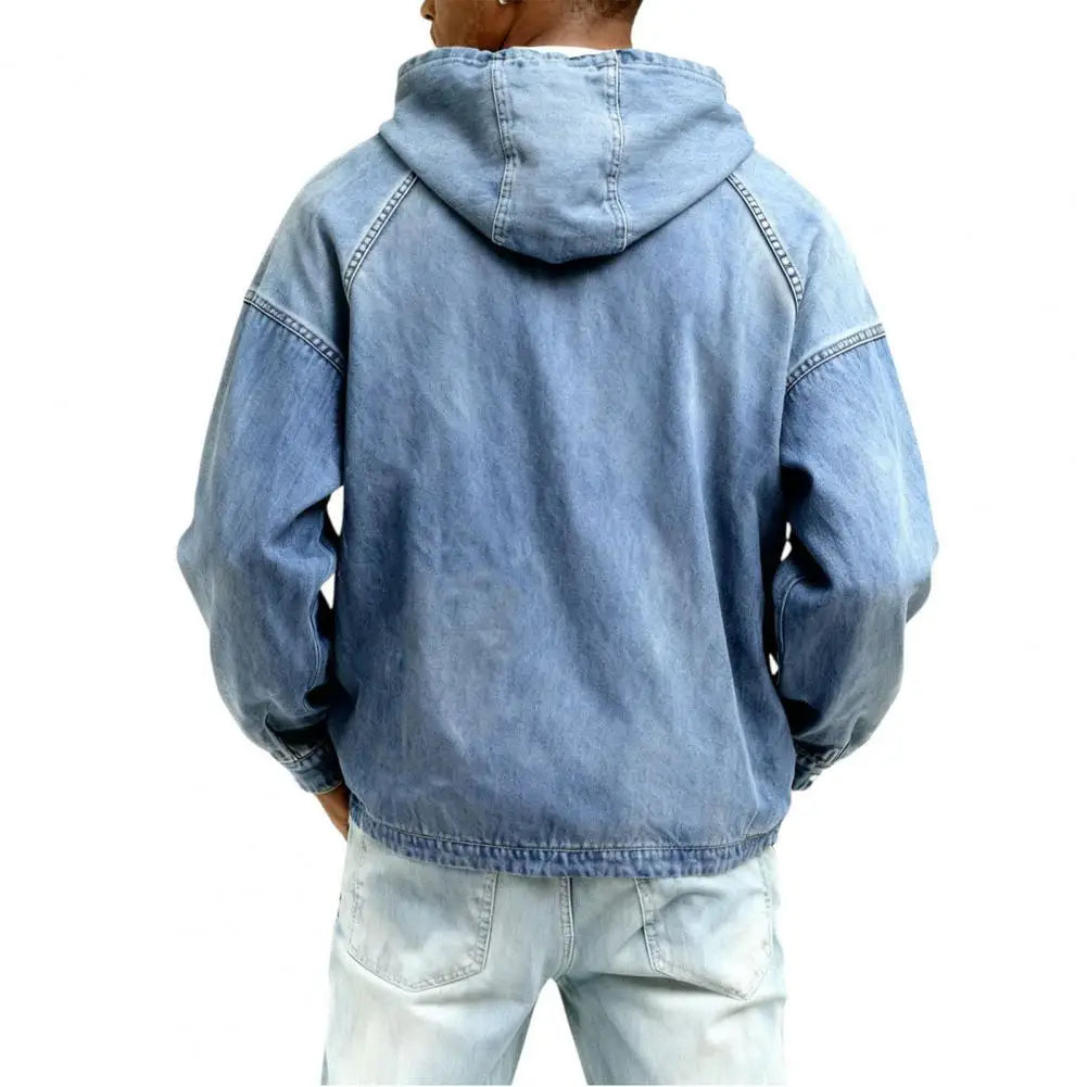 Beeckhoven™ | Tijdloos Denim Shirt Met Lange Mouwen & Capuchon