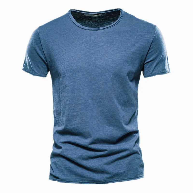 Beeckhoven™ | Katoenen Zomershirt Met Ronde Hals