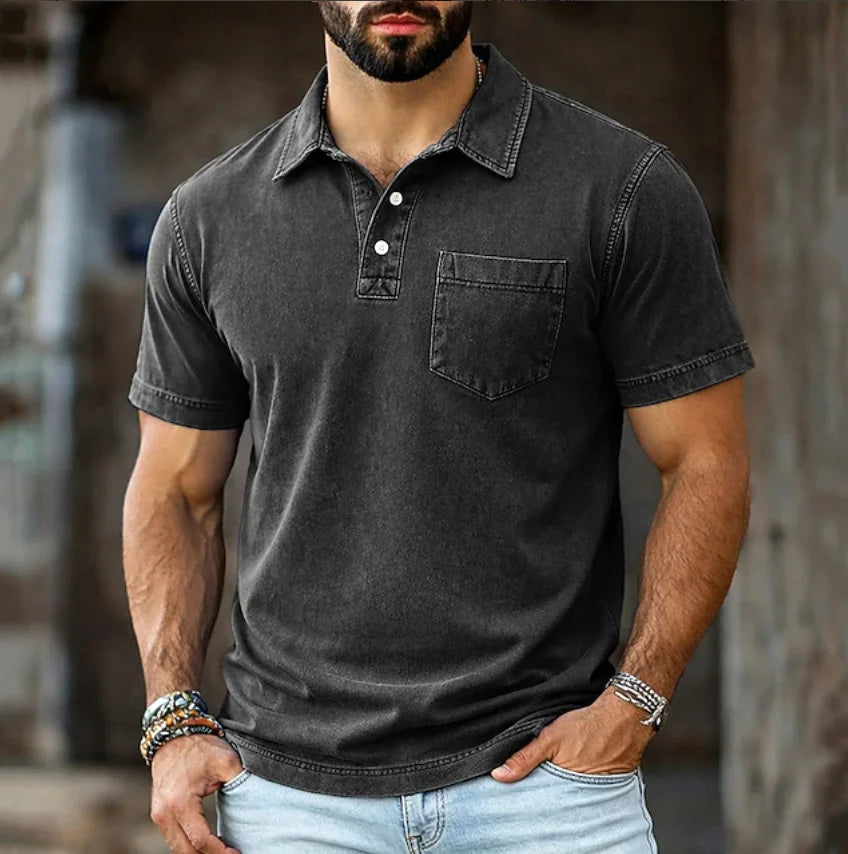 Beeckhoven™ | Vintage Heren Shirt Met Kraag