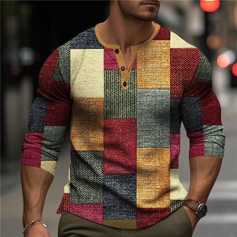 Beeckhoven™ | Kleurrijk Shirt Met Lange Mouwen