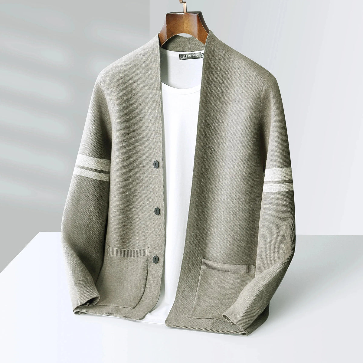 Beeckhoven™ | Premium Gebreide Blazer Met Streepdesign