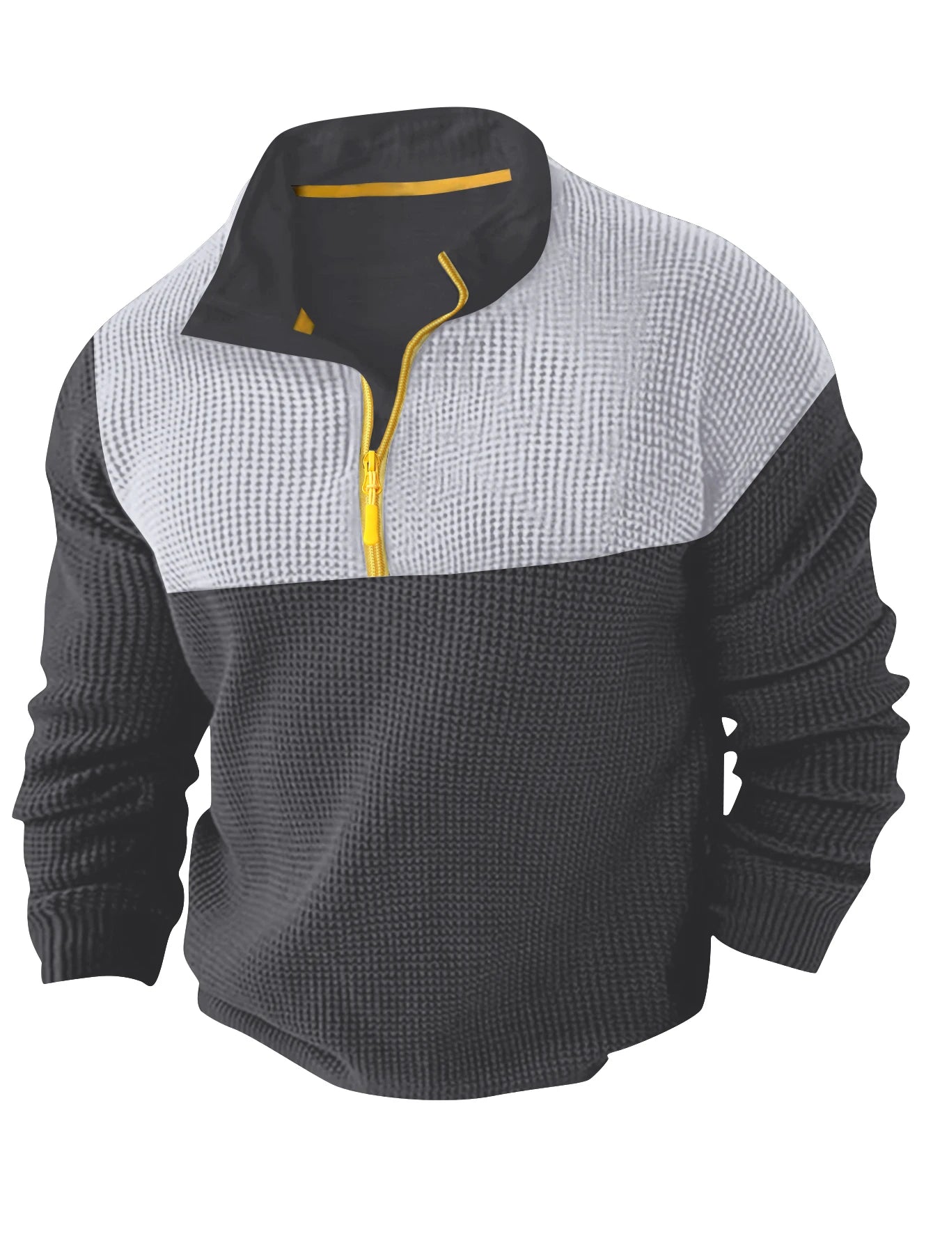 Beeckhoven™ | Geruite Herfst Trui Met Rits