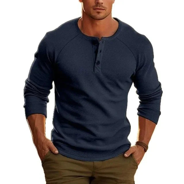 Beeckhoven™ | Long Sleeve Met Henley-kraag