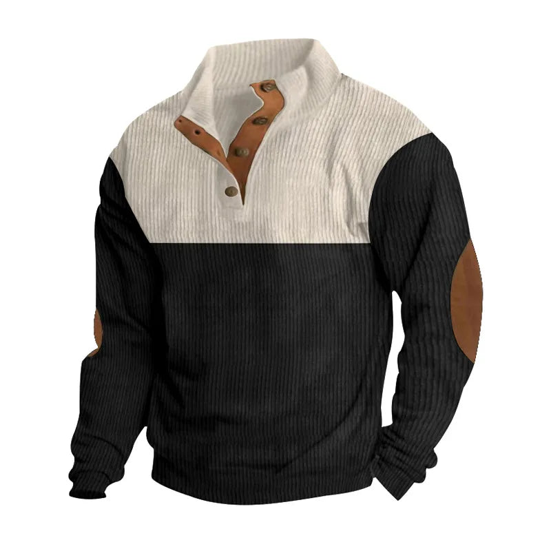Beeckhoven™ | Klassieke Heren Trui Met Knoopdesign