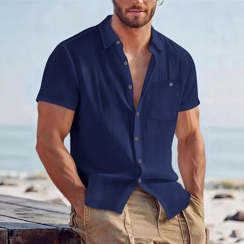 Beeckhoven™ | Casual Zomershirt Met Knopen