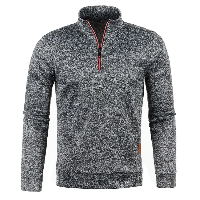 Beeckhoven™ | Sportief Heren Sweatshirt met Halve Rits