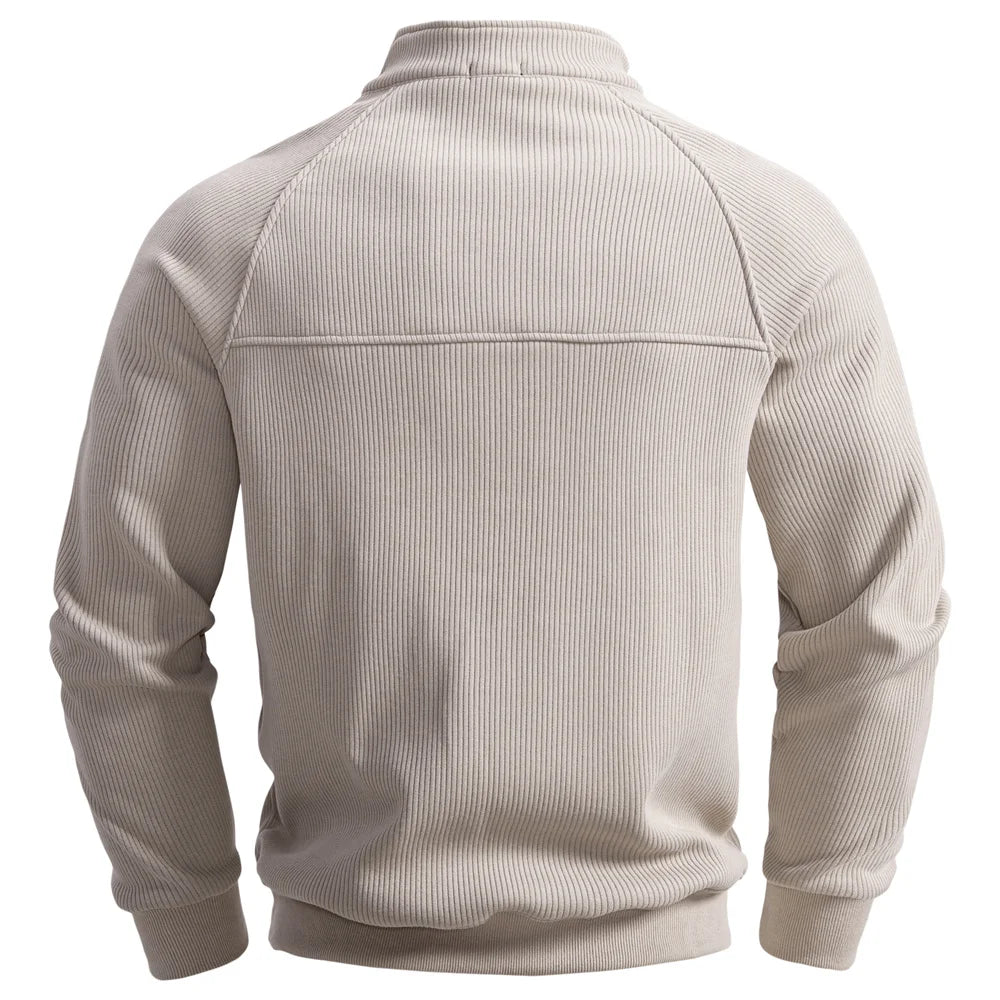 Beeckhoven™ | Gevoerd Heren Sweatshirt Met Rits