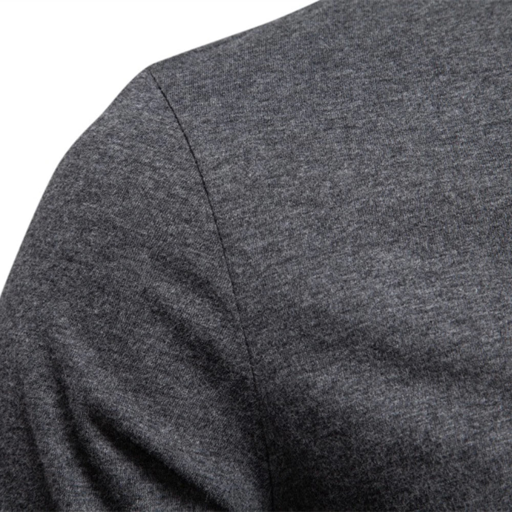 Beeckhoven™ | Casual Katoenen T-Shirt Met Knopen