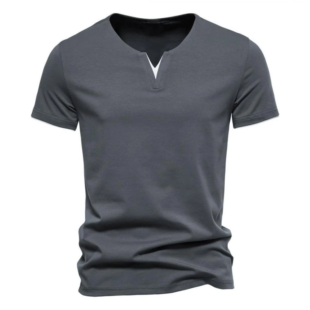 Beeckhoven™ | Heren Zomer T-shirt Met V-Hals