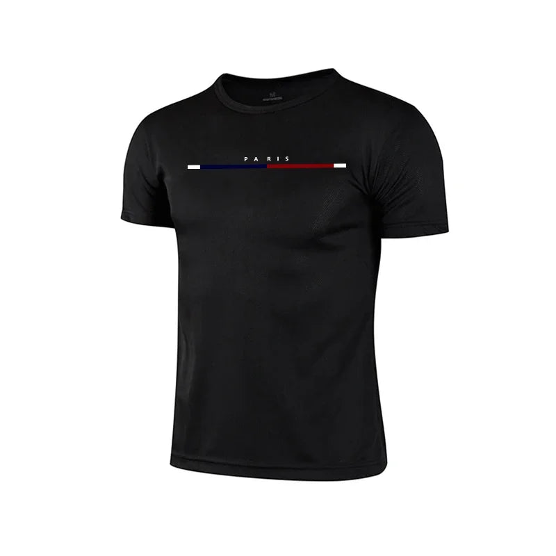 Beeckhoven™ | Mannen T-Shirt met Minimalistisch Parijs Detail