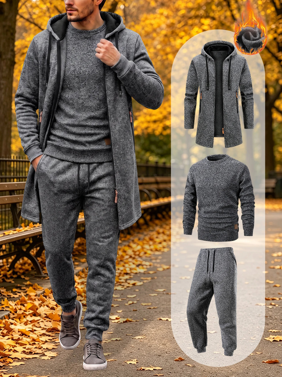 Beeckhoven™ | Comfortabele 3-Delige Fleece Set