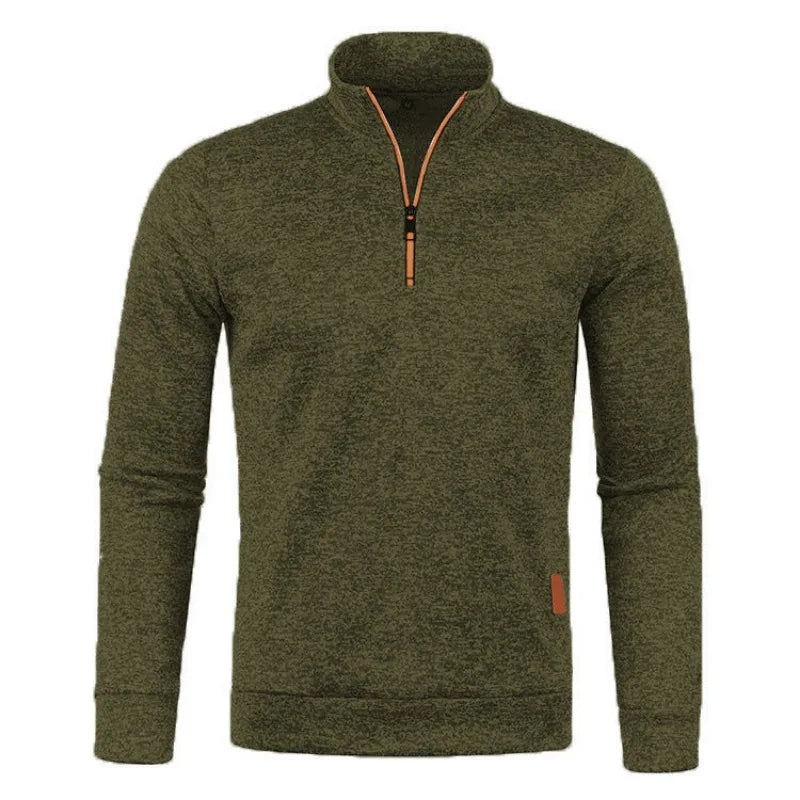 Beeckhoven™ | Sportief Heren Sweatshirt met Halve Rits