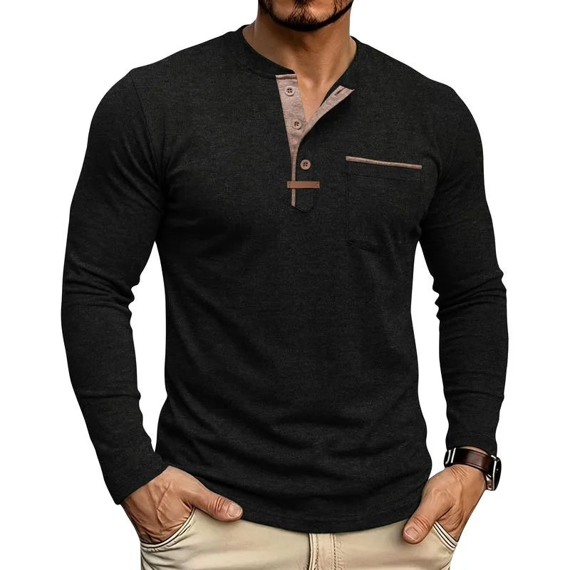 Beeckhoven™ | Stijlvol Heren Shirt Met Lange Mouwen