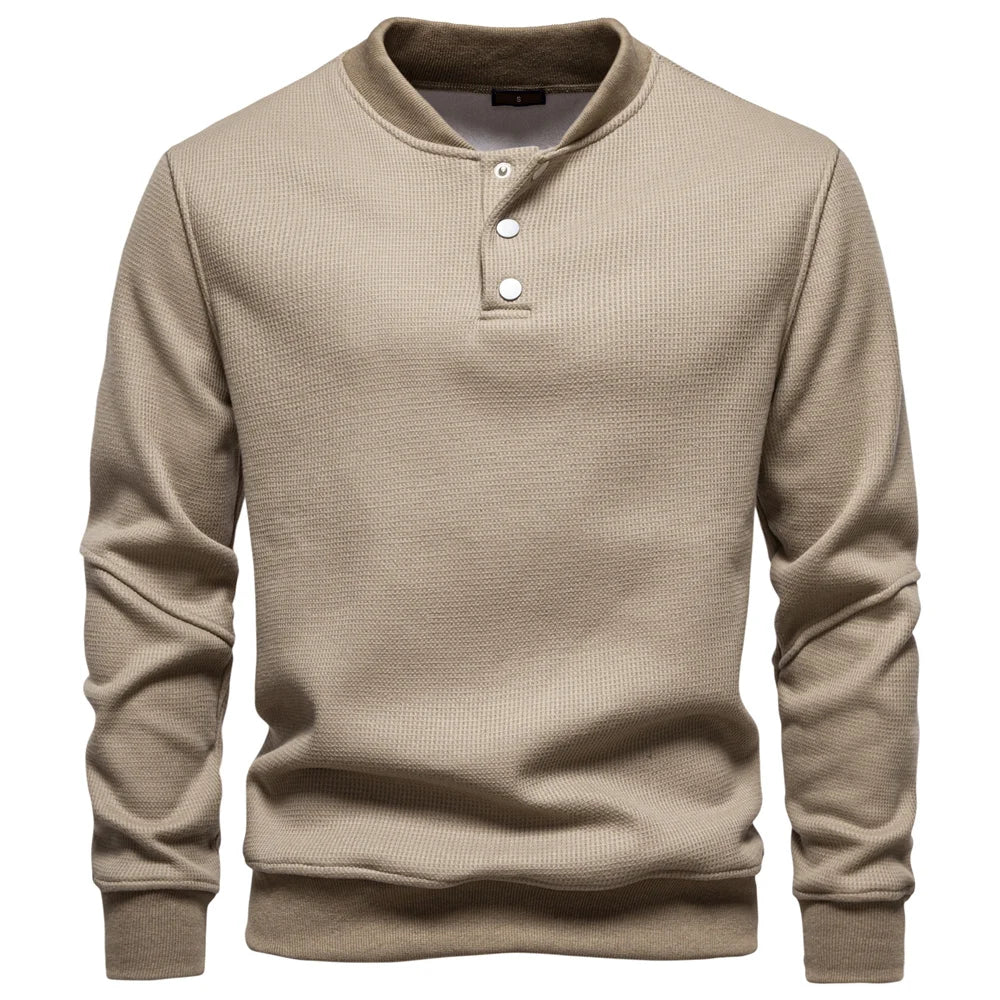 Beeckhoven™ | Premium Sweatshirt Met Knoopsluiting