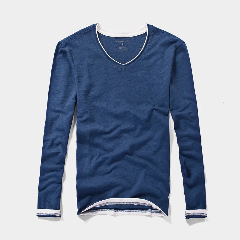 Beeckhoven™ | Katoenen Mannen Shirt Met Lange Mouwen