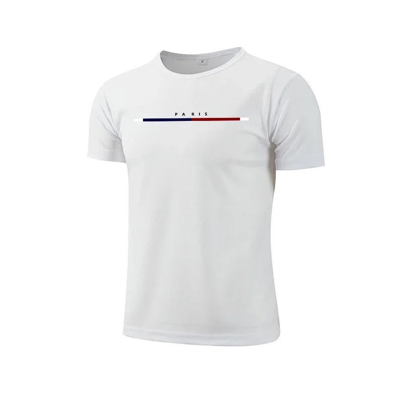 Beeckhoven™ | Mannen T-Shirt met Minimalistisch Parijs Detail