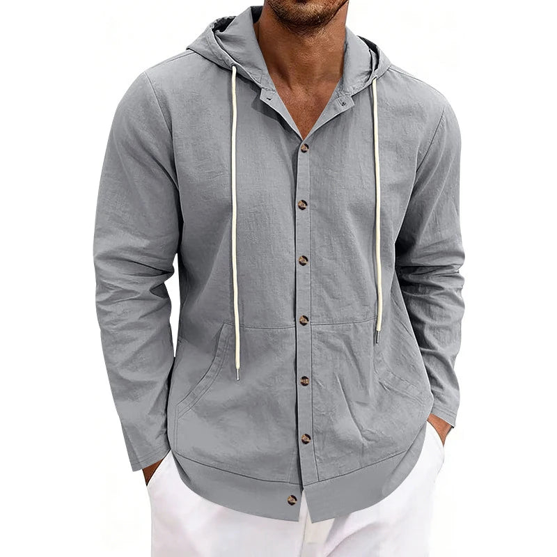 Beeckhoven™ | Stijlvol Linnen Shirt Met Knoopsluiting