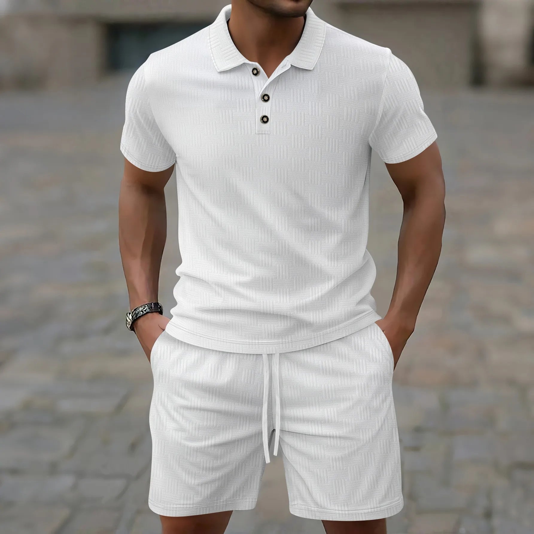Beeckhoven ™ | Zomer Poloset Met Knopen