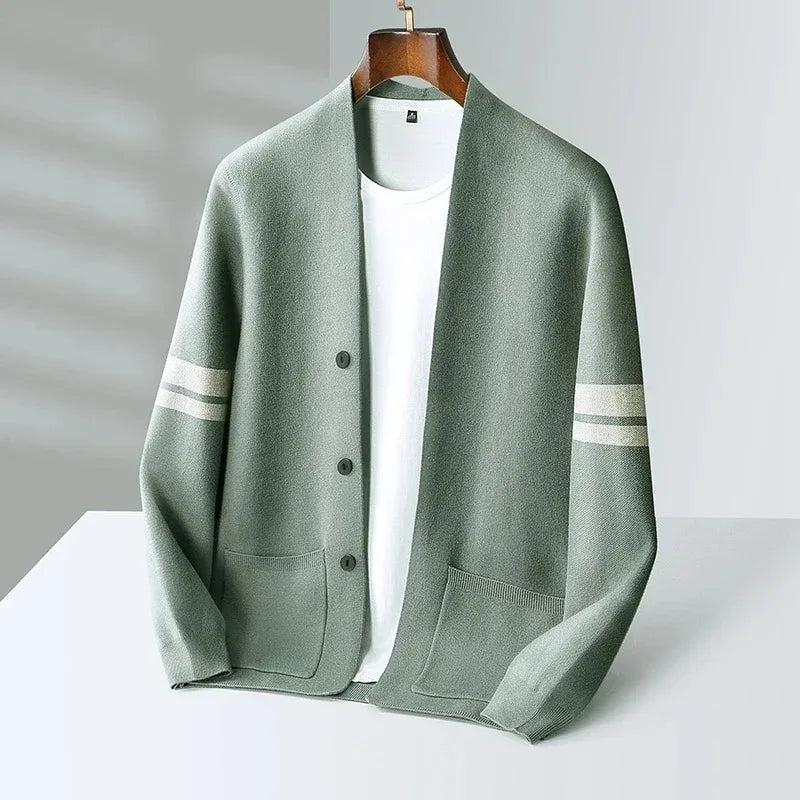 Beeckhoven™ | Premium Gebreide Blazer Met Streepdesign