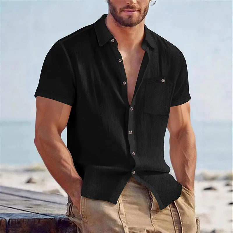 Beeckhoven™ | Casual Zomershirt Met Knopen