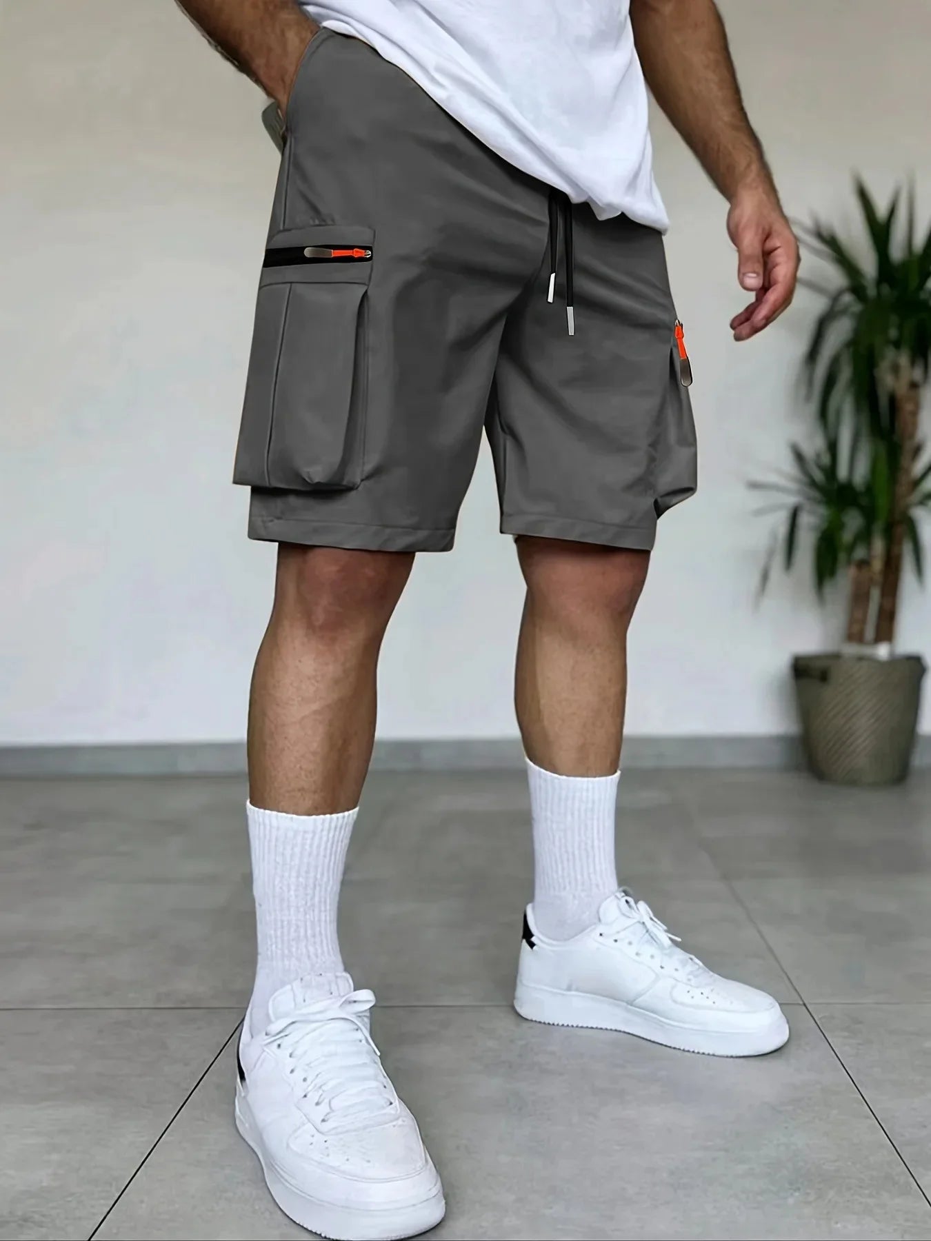 Beeckhoven™ | Cargo Stretch Jogger Short voor Heren