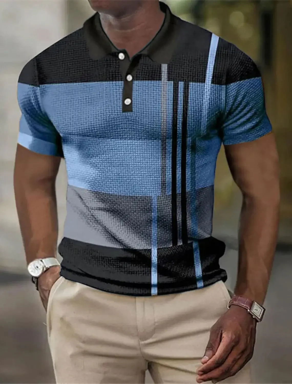 Beeckhoven™ | Gestreept Casual Poloshirt