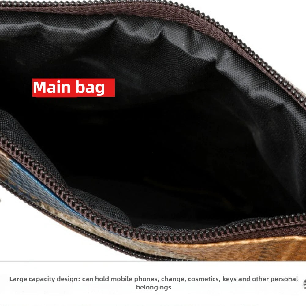 Beeckhoven™ | Leren Damestas Met Mozaïekpatroon