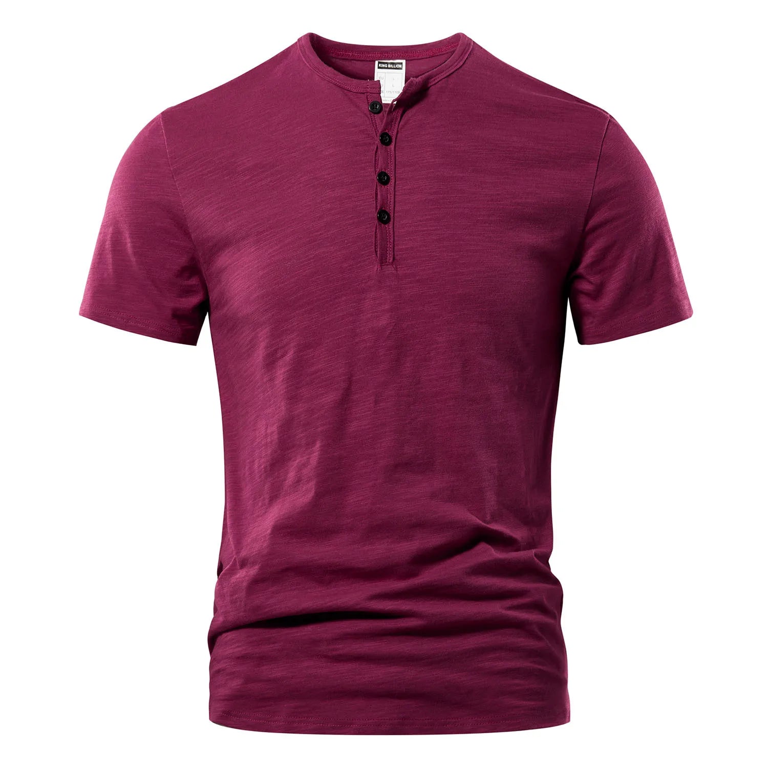 Beeckhoven™ | Stijlvol Mannen T-Shirt Met Knoopsluiting