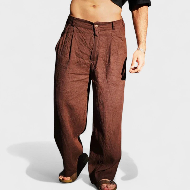 Beeckhoven™ | Oversized Linnen Broek