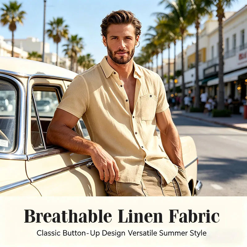 Beeckhoven™ | Casual Zomershirt Met Knopen